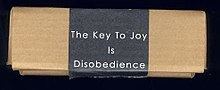 The Key to Joy Is Disobedience httpsuploadwikimediaorgwikipediaenthumb1