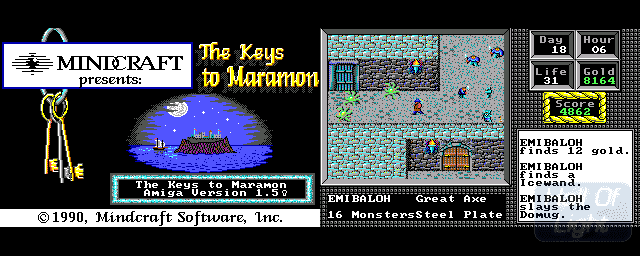 The Keys to Maramon Keys To Maramon The Hall Of Light The database of Amiga games