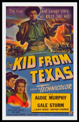 The Kid from Texas Mike Clines THEN PLAYING AUDIE MURPHY 1948 1954