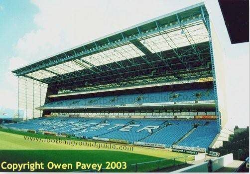 The Kippax Maine Road Football Ground Manchester City FC Old Football Grounds