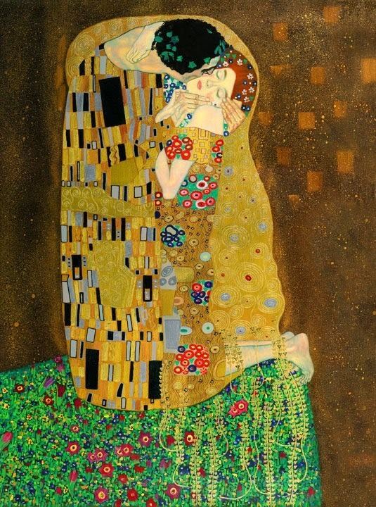 The Kiss (Klimt) Art Paintings Gustav Klimt The Kiss