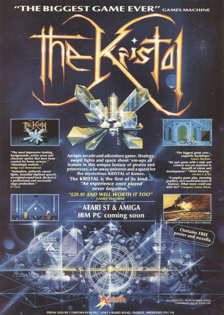 The Kristal Atari ST Kristal The scans dump download screenshots ads