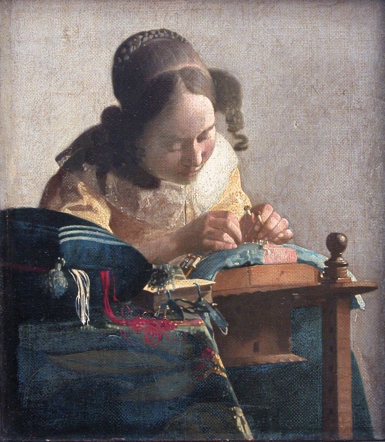 The Lacemaker (Vermeer) httpsuploadwikimediaorgwikipediacommons00