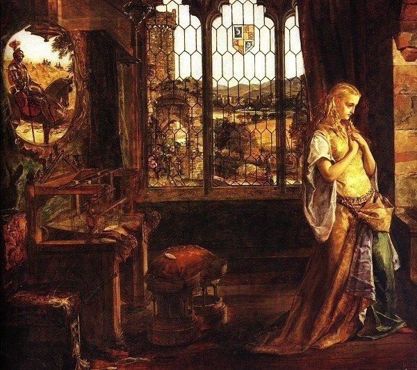 The Lady of Shalott (painting) The Lady of Shalott artblecom
