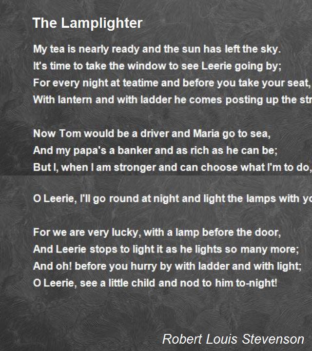 The Lamplighter (poem) httpswwwpoemhuntercomipoemimages833thel