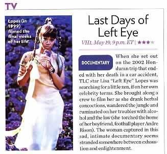 The Last Days of Left Eye Last Days of Left Eye FatLab Music Theatre Film Media