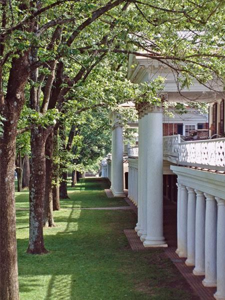 The Lawn Academical Village University of Virginia The Cultural Landscape