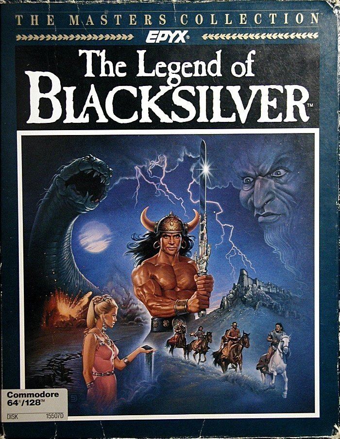The Legend of Blacksilver Computer Game Museum Display Case Legend of Blacksilver