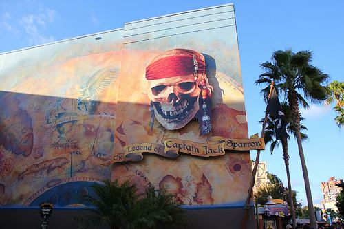 The Legend of Captain Jack Sparrow (attraction) Inside The Legend of Captain Jack Sparrow as Walt Disney World