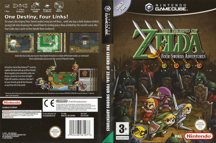The Legend of Zelda: Four Swords Adventures G4SP01 The Legend of Zelda Four Swords Adventures