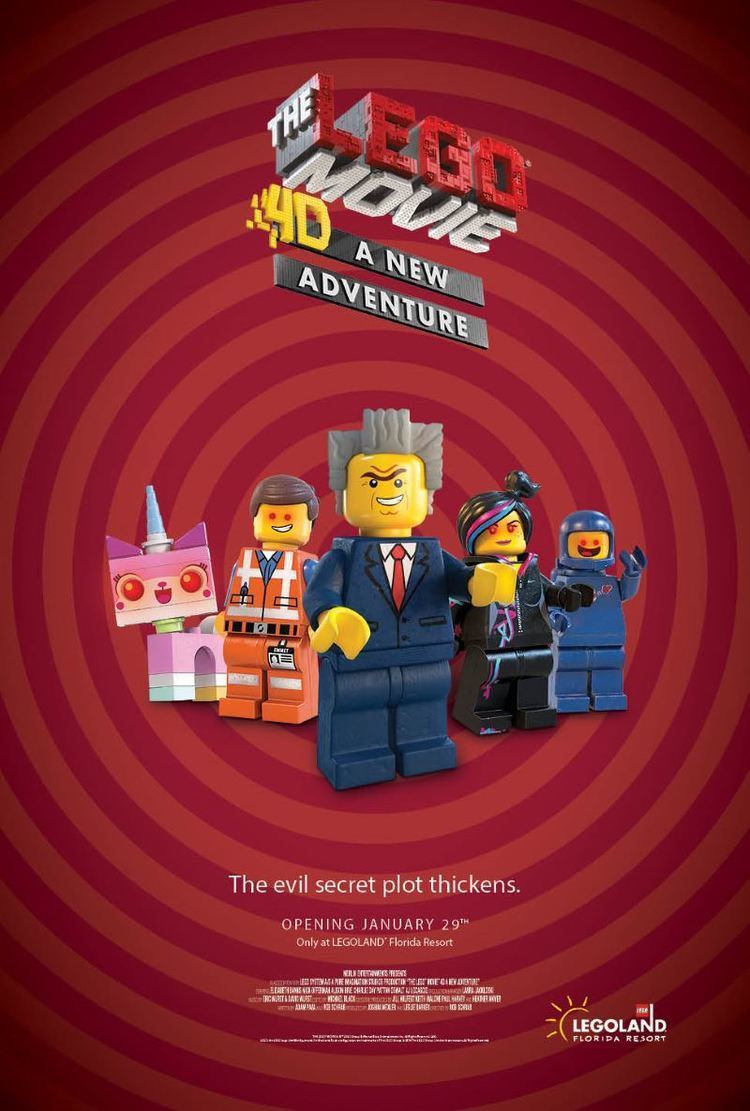 The Lego Movie: 4D - A New Adventure The LEGO Movie 4D A New Adventure opens Jan 29 LEGOLAND in Florida