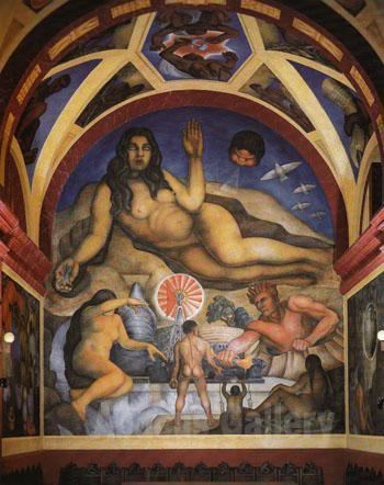 The Liberated Earth Diego Rivera The Liberated Earth with Natural Forces Controlled by