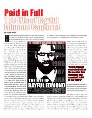 The Life of Rayful Edmond Declassified Panache Report