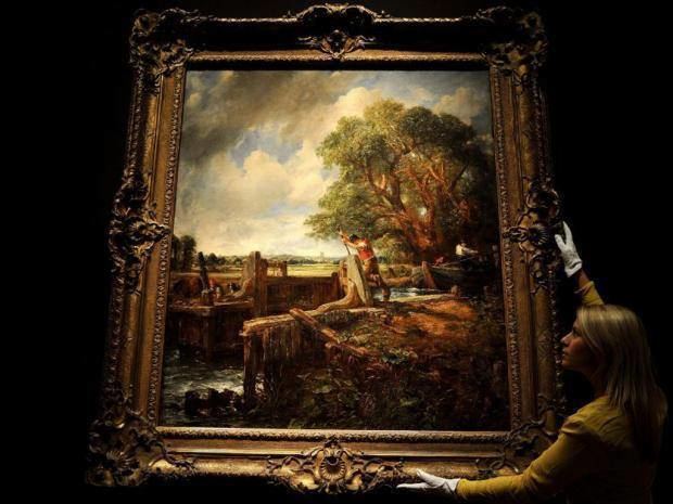 The Lock (Constable) The Lock 1824 1422cm x 1207cm by John Constable The Independent