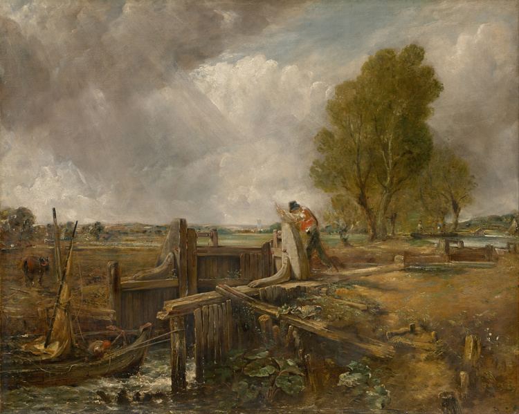 The Lock (Constable) FileJohn Constable Study of A boat passing a lock Google Art
