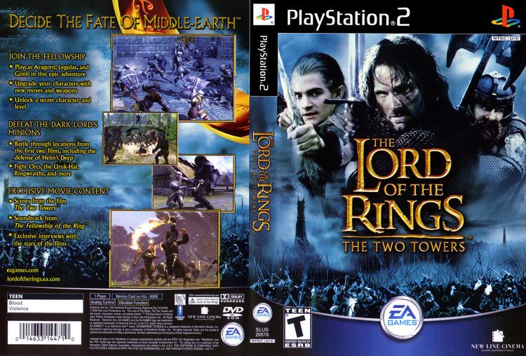 The Lord of the Rings: The Two Towers (video game) wwwtheisozonecomimagescoverps2397jpg