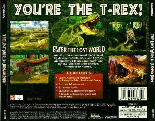 The Lost World: Jurassic Park (console game) Lost World The Jurassic Park ccd ISO PSX ISOs Emuparadise