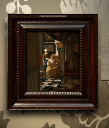 The Love Letter (Vermeer) THE LOVE LETTER by Johannes Vermeer