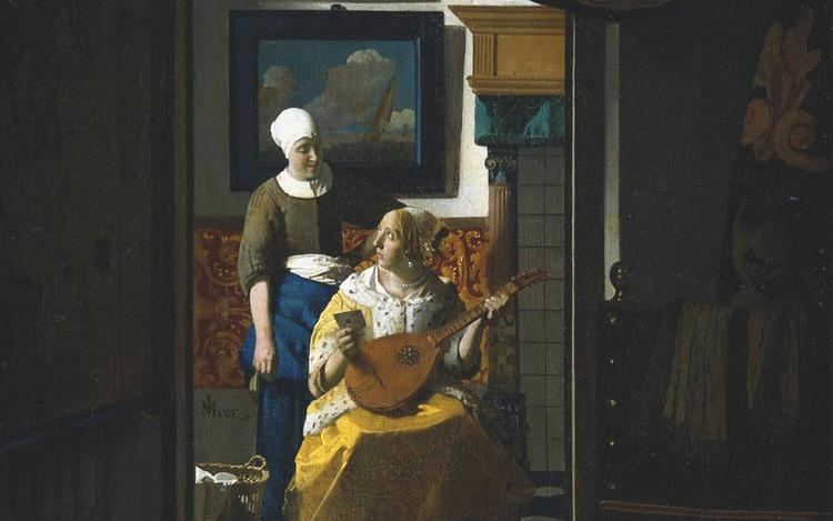 The Love Letter (Vermeer) Best artist Johannes Vermeer The Love Letter 1440x900 Wallpaper 3