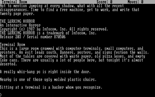 The Lurking Horror Download The Lurking Horror My Abandonware