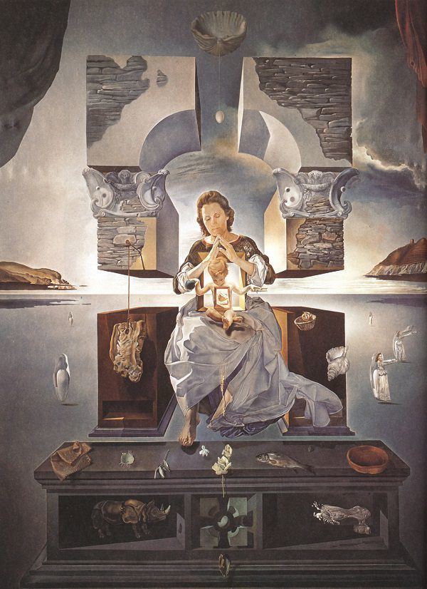 The Madonna of Port Lligat The Madonna of Port Lligat 1950 by Salvador Dali