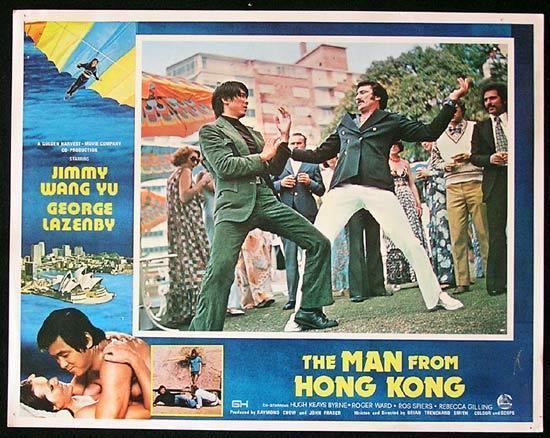 The Man from Hong Kong MAN FROM HONG KONG 1975 George Lazenby RARE Lobby Card 1
