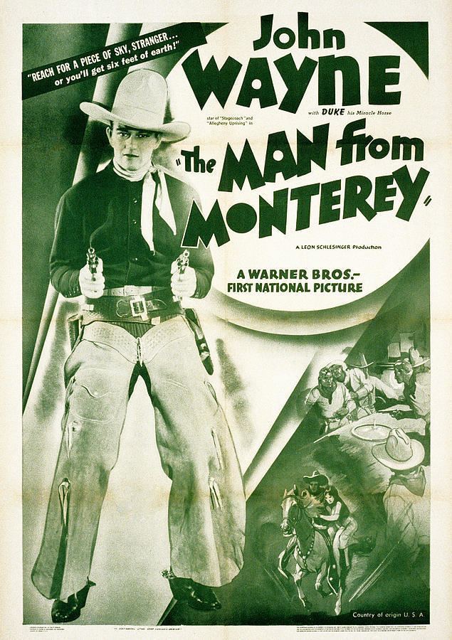 The Man from Monterey The Man From Monterey John Wayne 1933 Photograph by Everett