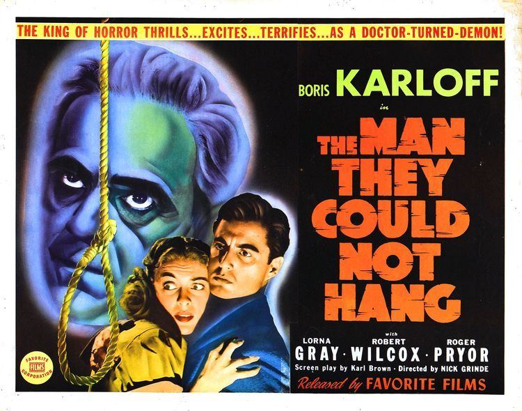The Man They Could Not Hang Poster for The Man They Could Not Hang 1939 USA Wrong Side of