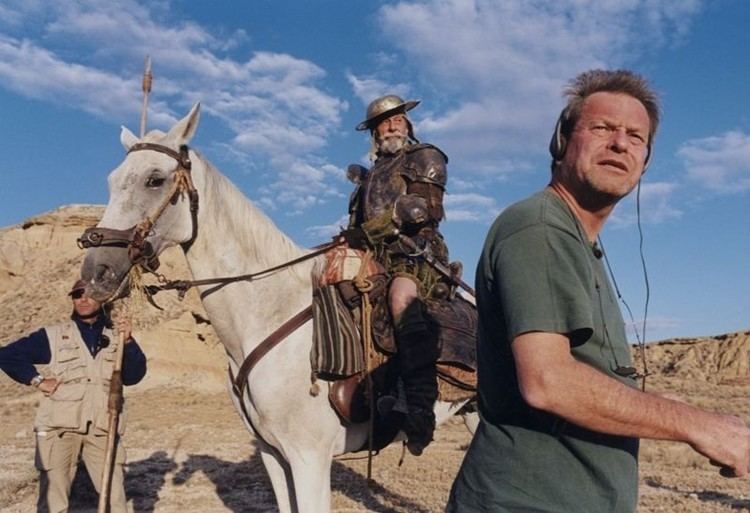 The Man Who Killed Don Quixote movie scenes Terry Gilliam on set of the 2000 production of The Man Who Killed Don Quixote via smart co uk
