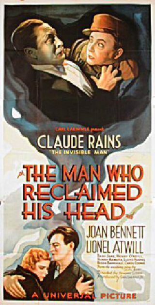 The Man Who Reclaimed His Head The Man Who Reclaimed His Head 1934 Posteritati Movie Poster