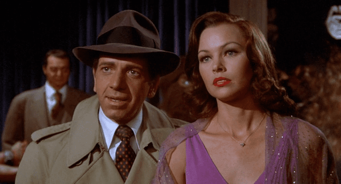 The Man with Bogart's Face Zebradelic Michelle Phillips in The Man with Bogarts Face