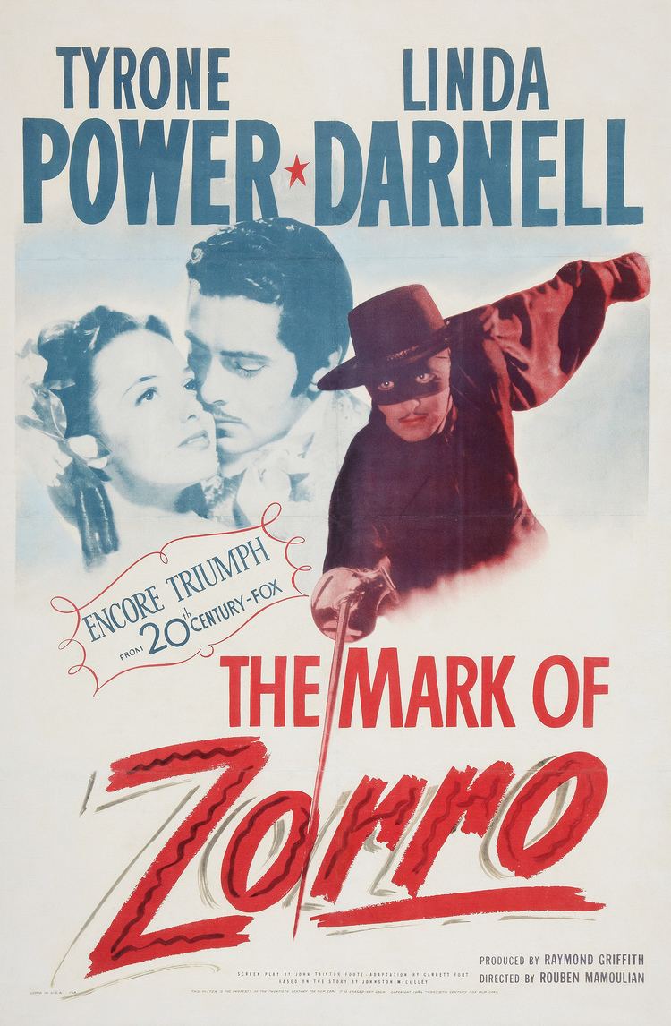 The Mark of Zorro (1940 film) Mark of Zorro The 1940