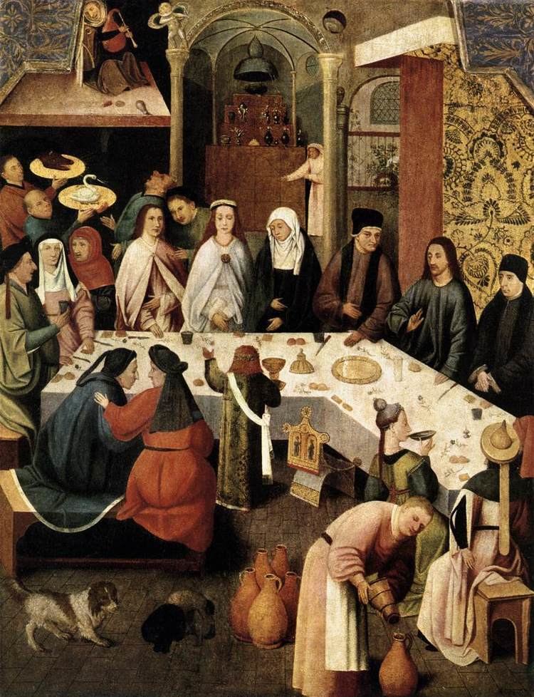 The Marriage Feast at Cana (Bosch) httpsuploads4wikiartorgimageshieronymusbos