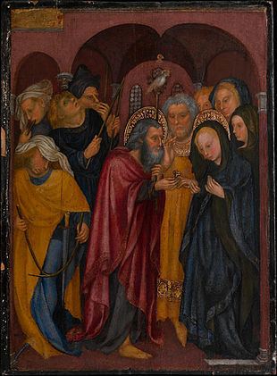 The Marriage of the Virgin (Michelino da Besozzo) httpsuploadwikimediaorgwikipediacommonsthu