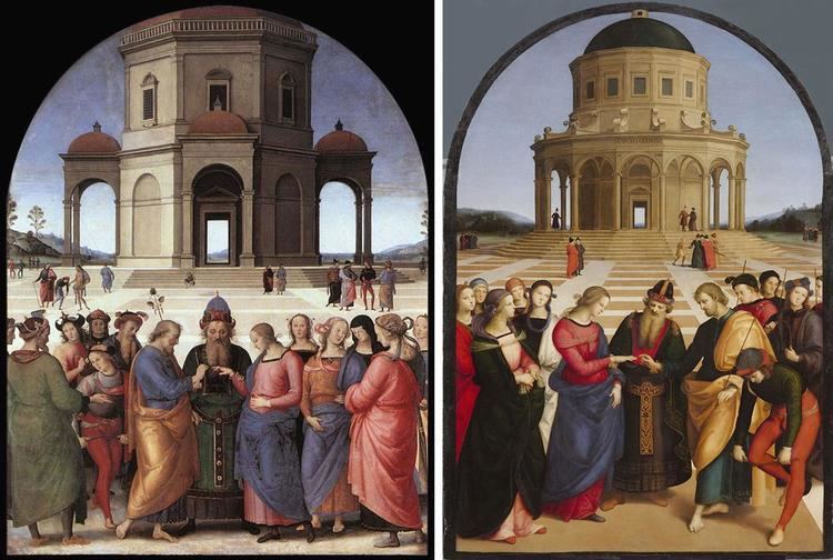 The Marriage of the Virgin (Raphael) At Brera Art Gallery Perugino and Raphaels takes on The Marriage