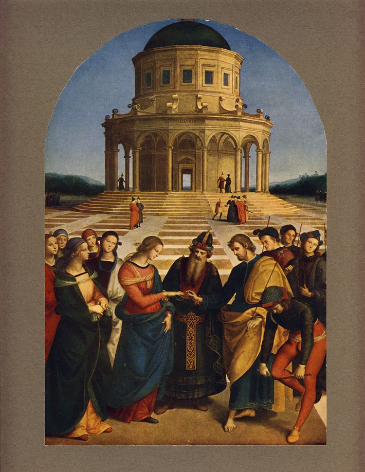 The Marriage of the Virgin (Raphael) Marriage of The Virgin Raphael 14831520 Date 1504 Oil Flickr