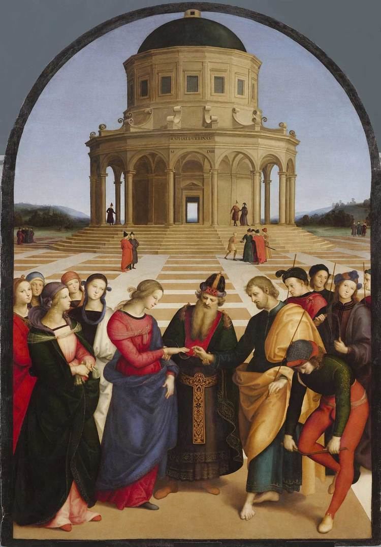 The Marriage of the Virgin (Raphael) The Marriage of the Virgin Pinacoteca di Brera