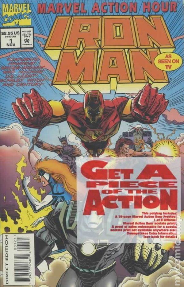 The Marvel Action Hour Marvel Action Hour Featuring Iron Man 1994 comic books