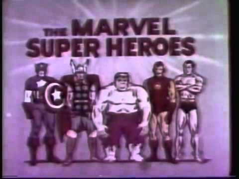 The Marvel Super Heroes Marvel Super Heroes 1966 INTRO IN COLOR AND A CAPTAIN AMERICA
