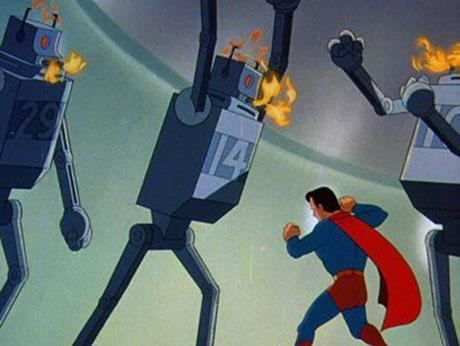 The Mechanical Monsters Daily Grindhouse SATURDAY MORNING CARTOONS SUPERMAN VS THE
