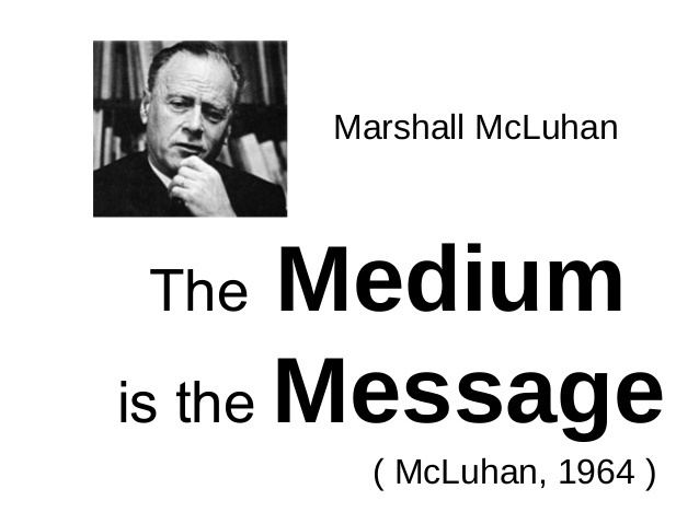 The medium is the message httpsimageslidesharecdncomweek13themediumis