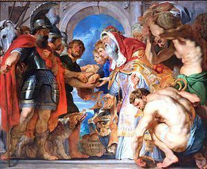 The Meeting Between Abraham and Melchizedek (Rubens) httpsuploadwikimediaorgwikipediacommonsthu