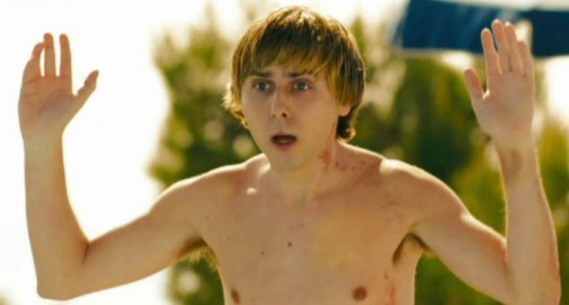 The Metro (film) movie scenes James Buckley used a body double for his nude scenes in The Inbetweeners Movie Film 4 Entertainment Film 