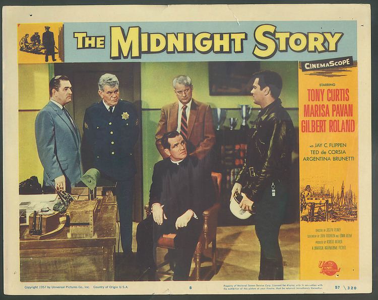 The Midnight Story Tony Curtis The Midnight Story lobby card 1957