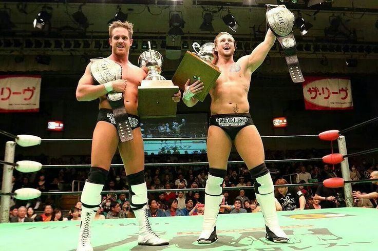 The Mighty Don't Kneel GHC Tag Team Champions TMDK The Mighty Dont Kneel Mikey Nicholls