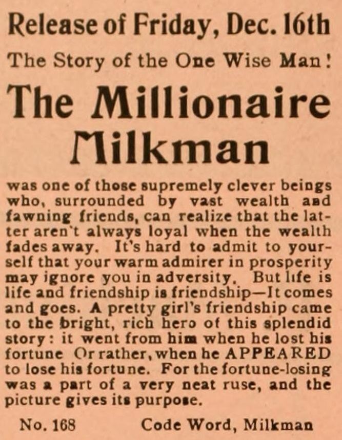 The Millionaire Milkman The Millionaire Milkman Wikipedia