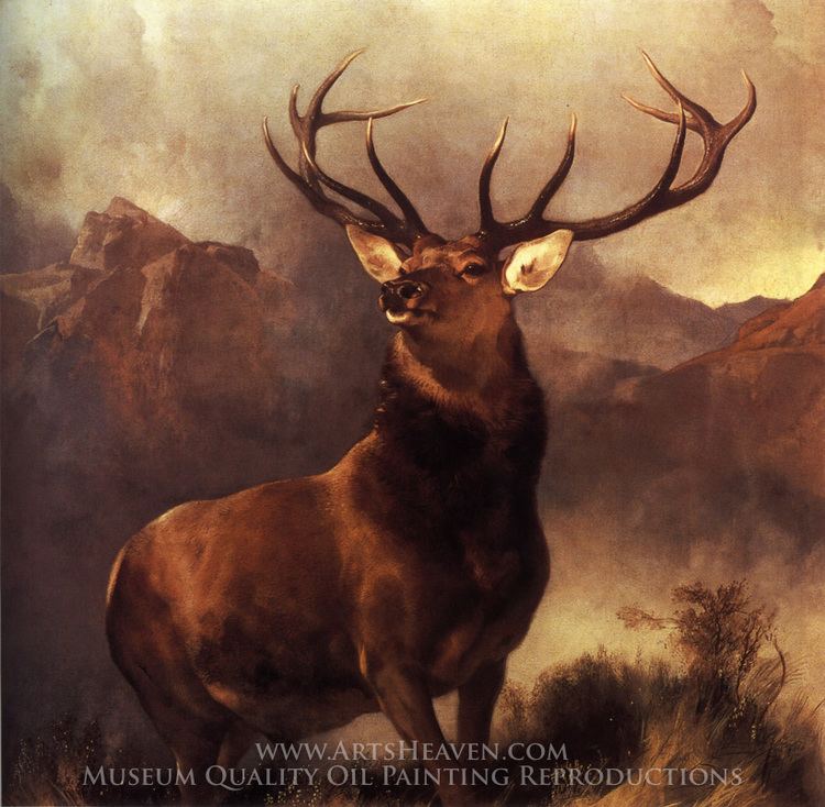The Monarch of the Glen (painting) Sir Edwin Landseer Monarch of the Glen Painting Reproduction Art On