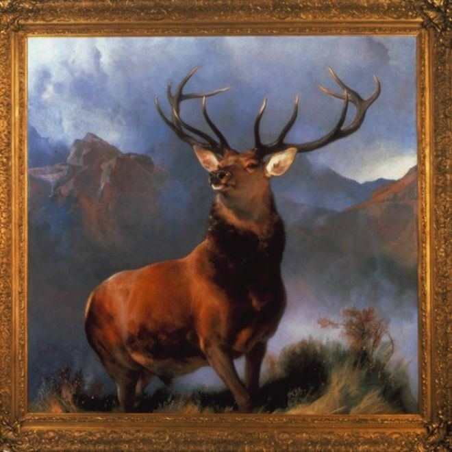 The Monarch of the Glen (painting) Iconic Scottish painting The Monarch of the Glen to be sold BBC News