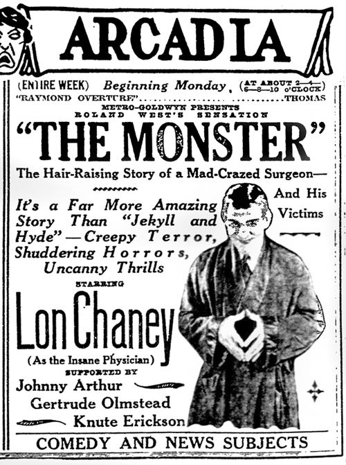 The Monster (1925 film) The Monster 1925 film Welcome to My Magick Theatre