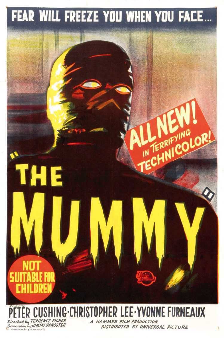 The Mummy (1959 film) Poster for The Mummy 1959 UK Wrong Side of the Art